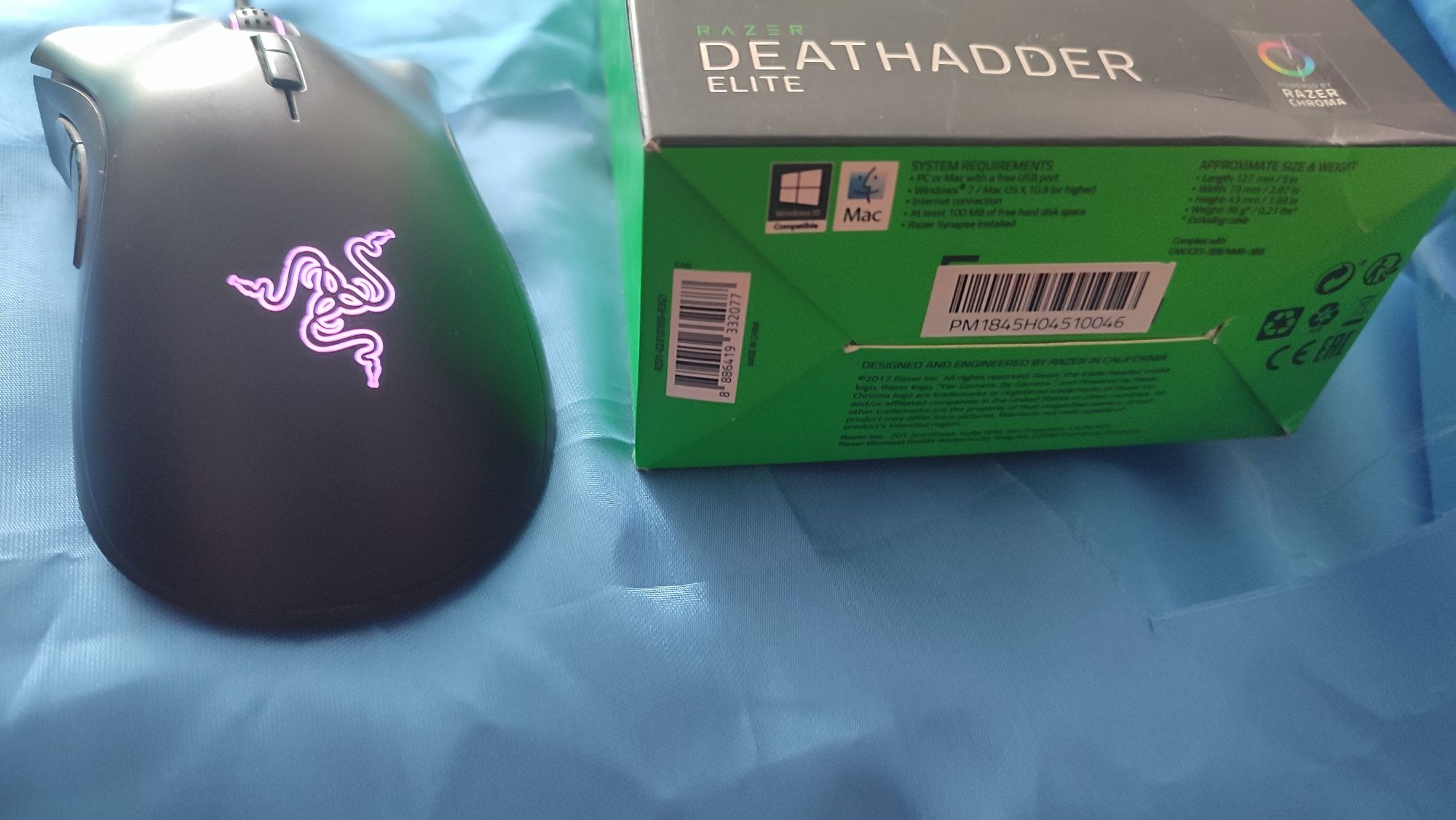 Миша Razer DeathAdder Elite Black (RZ01-02010100