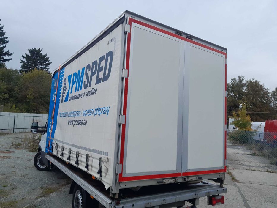 Zabudowa Plandeka Firanka drzwi tyła Alu 2020r Ducato 8ep