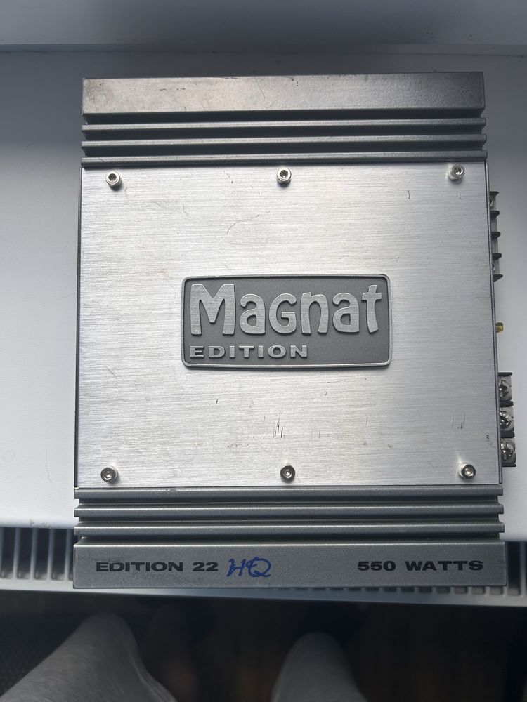 Subwoofer alpine + wzmacniacz magnat