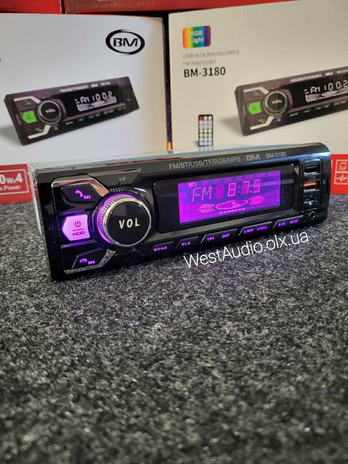 Блютуз автомагнитола Boschmann BM-3180/магнитола