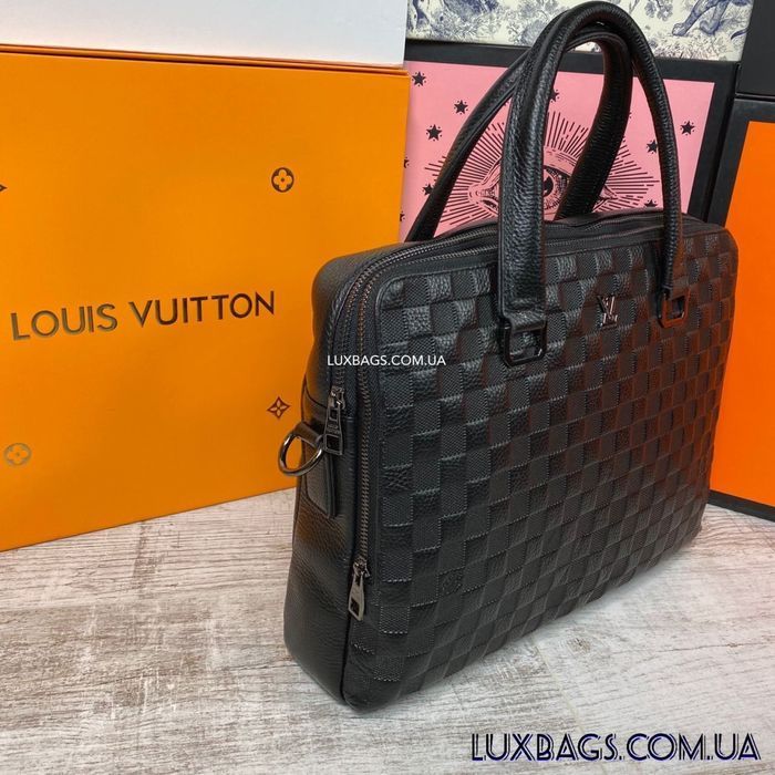 Мужской кожаный портфель Louis Vuitton Луи Виттон