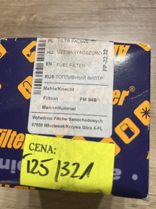 Filtr paliwa do WladimirecT25a