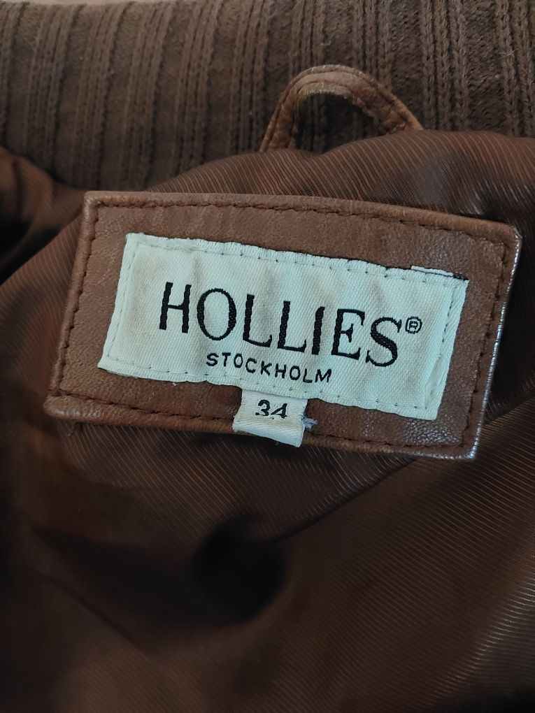 Kurtka skórzana Hollies Stockholm unisex rozmiar S