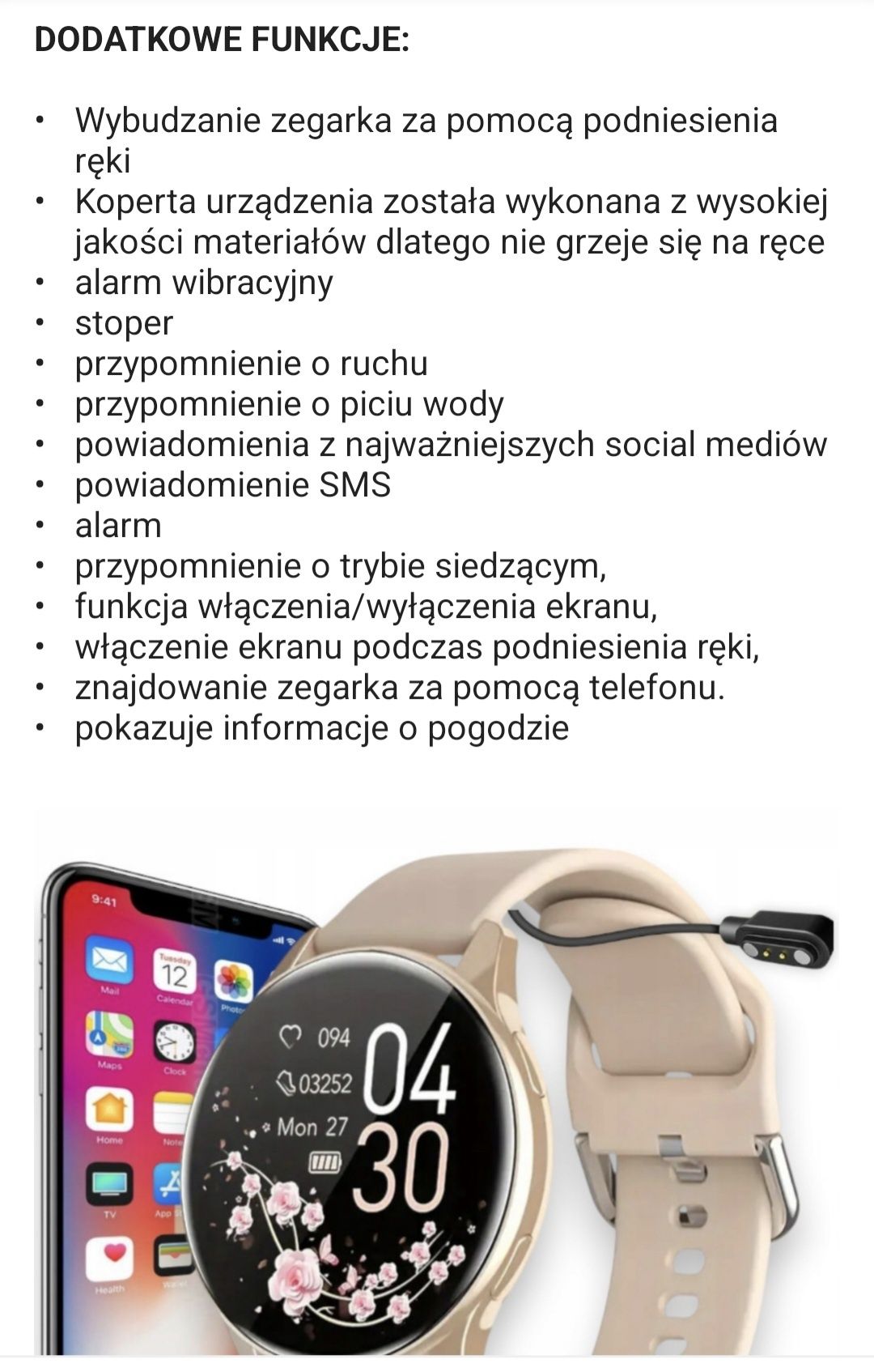 Nowy smartwach smartband