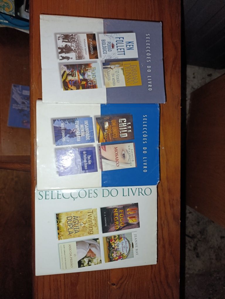 Vários livros coleções