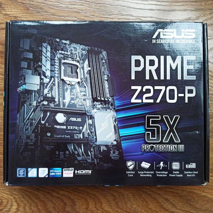 Материнская плата Asus Prime Z270-P (s1151, Intel Z270)