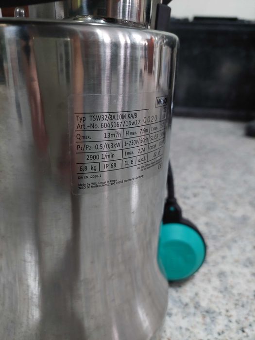 vendo bomba de drenagem wilo drain tsw 32 8A