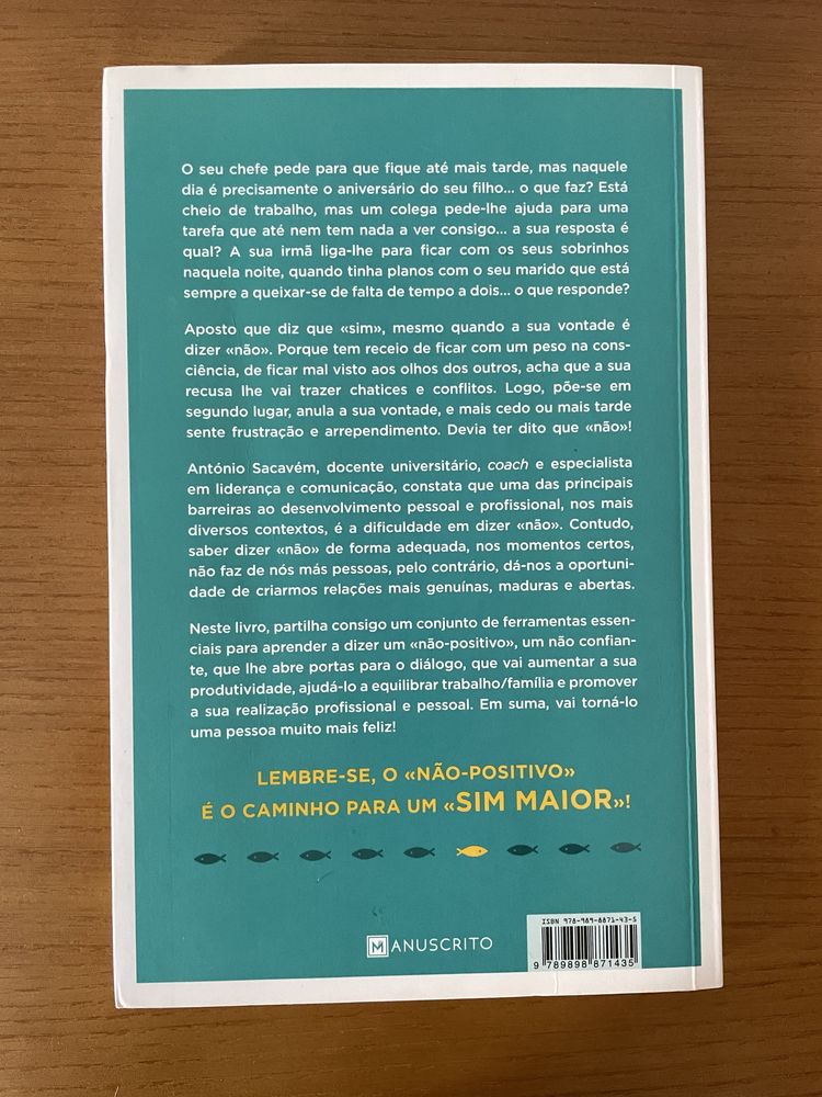 Aprenda a dizer não sem culpas António Sacavém
