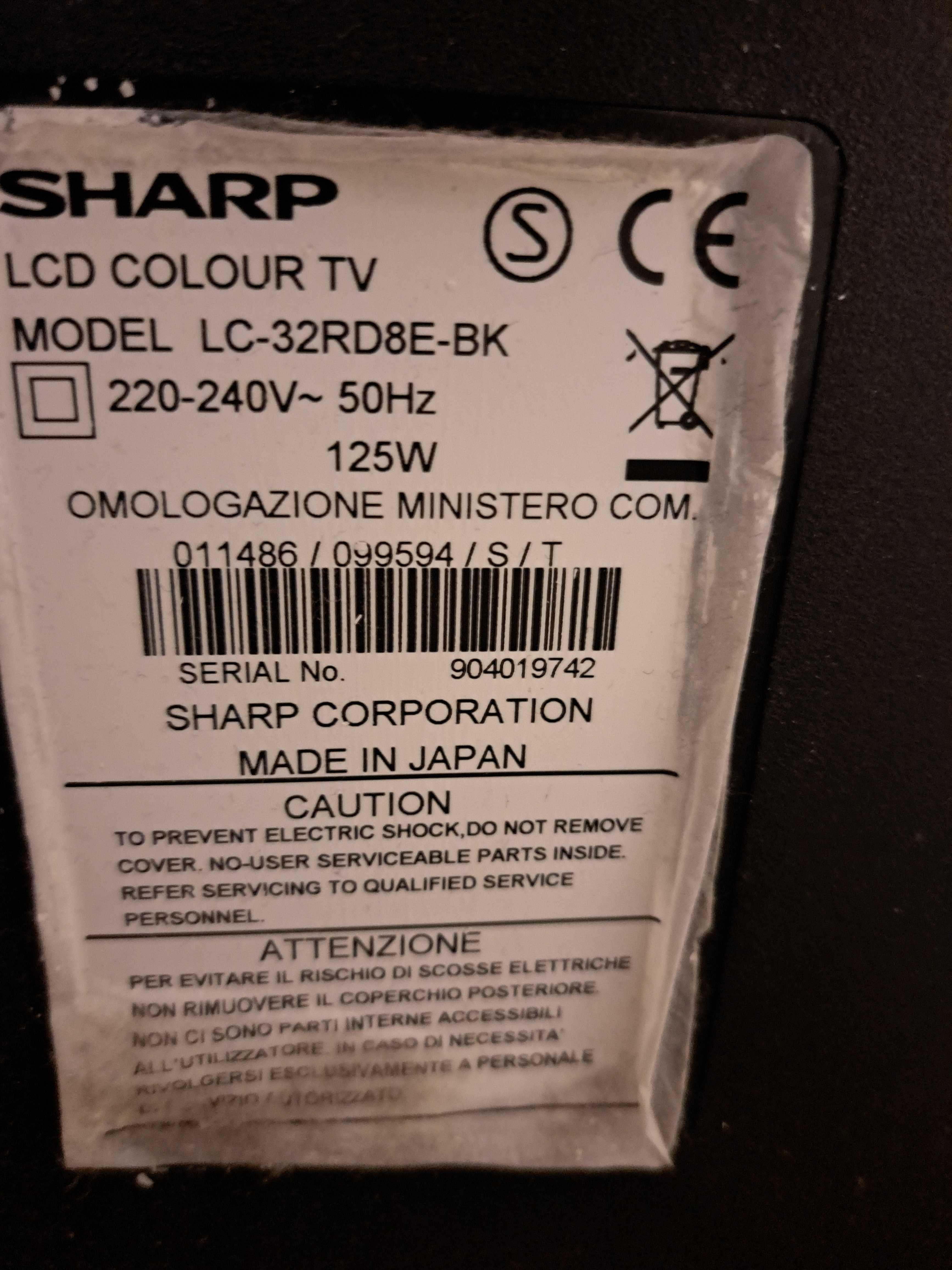 Telewizor 32" Sharp LC-32RD8E-BK