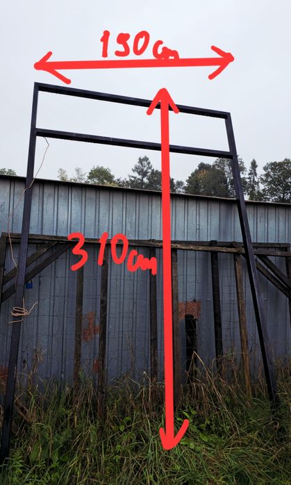 Baner Reklamowy Stalowy z Kablem Duży