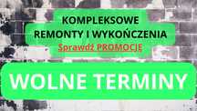 Remont mieszkania, wykończenie wnętrz, płytki, gładzie, malowanie