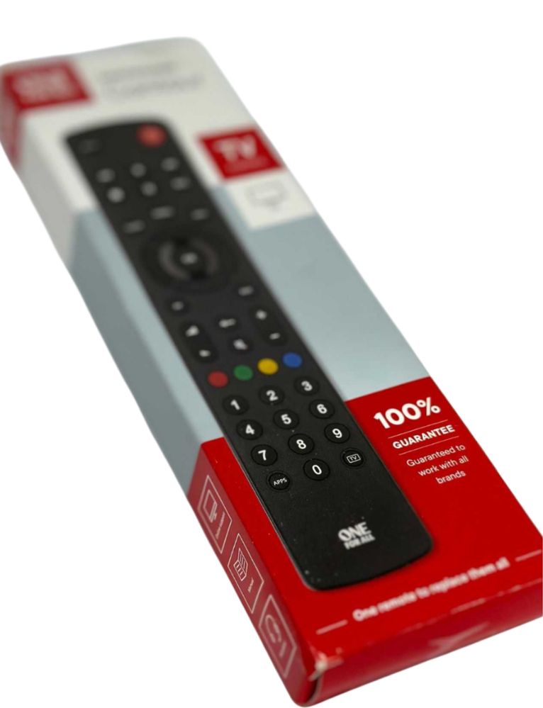 Pilot uniwersalny do telewizora One For All URC1210 czarny TV kod 356