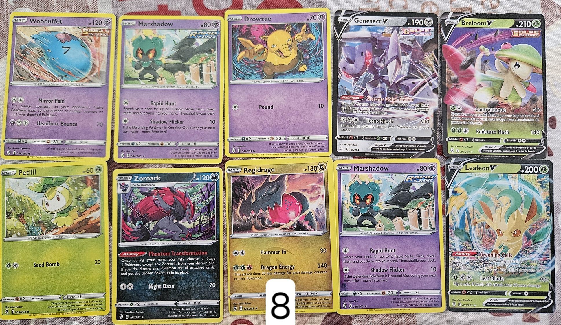 Cartas Pokémon (em excelente estado)