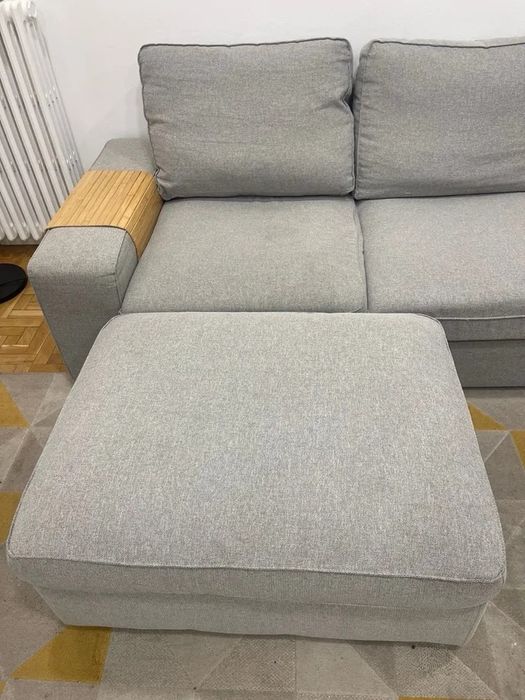 IKEA KIVIK repousa-pés com arrumação