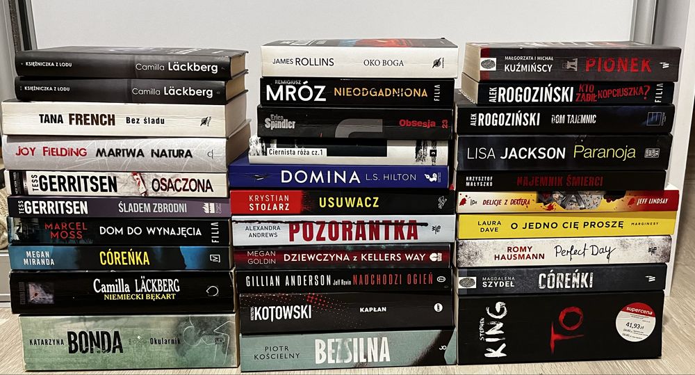 Ksiazki thriller, psychologiczny, kryminał