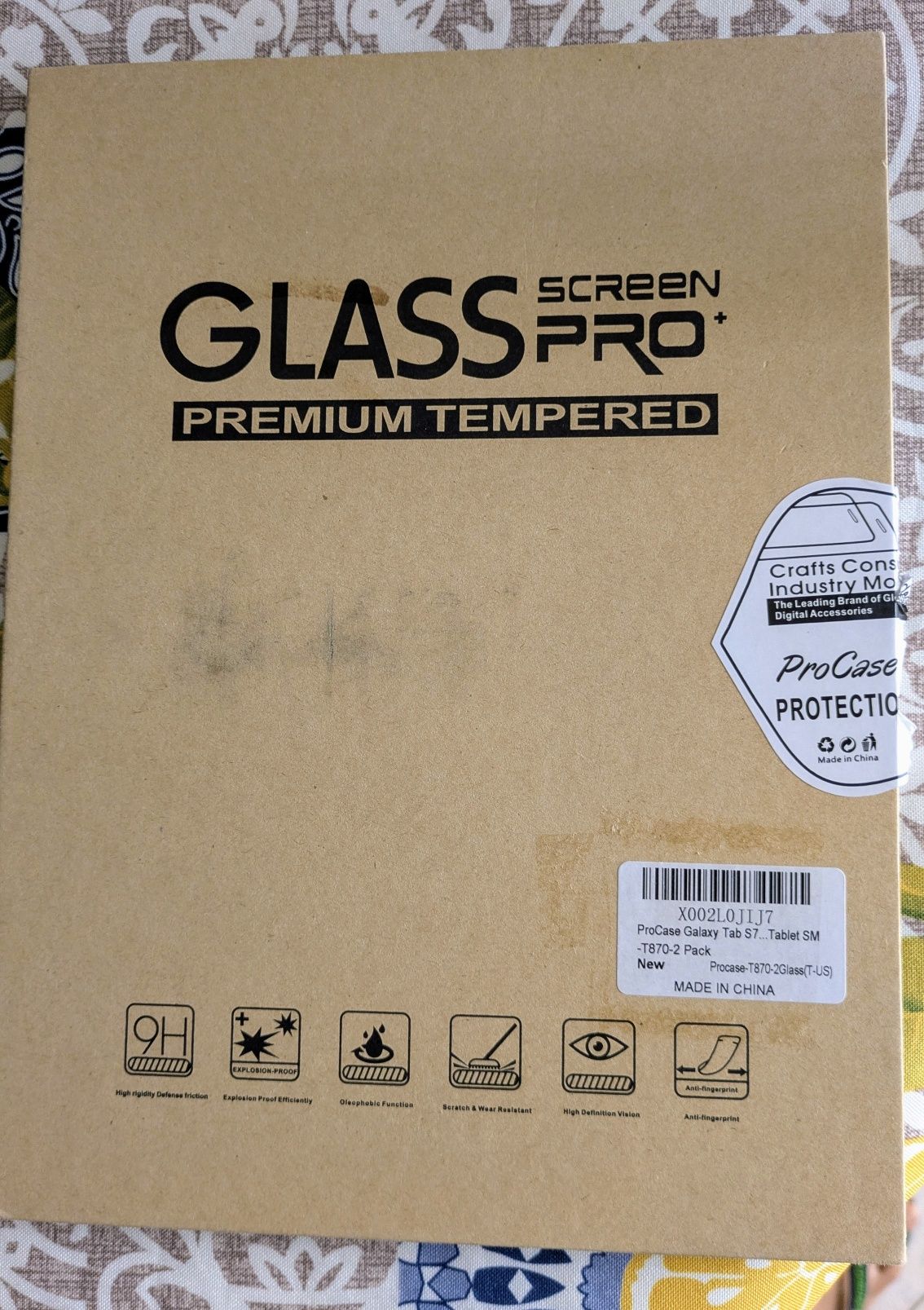 2 Protecção ecrã Samsung Galaxy tab S7