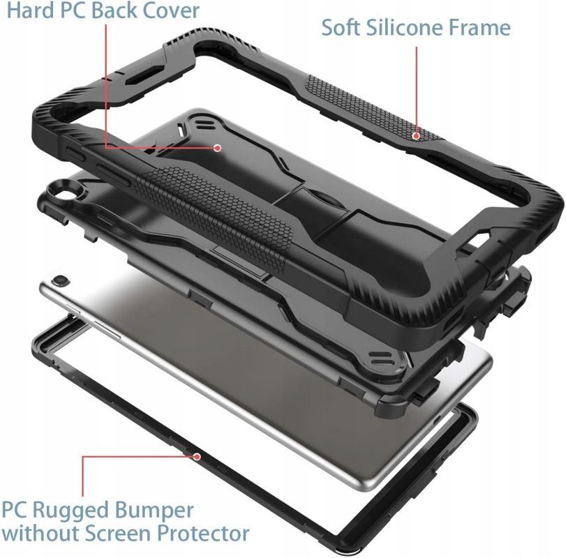 Etui Case Obudowa Do Samsung Tab A7/10.4 T500 Z Podstawką Paskiem Na R