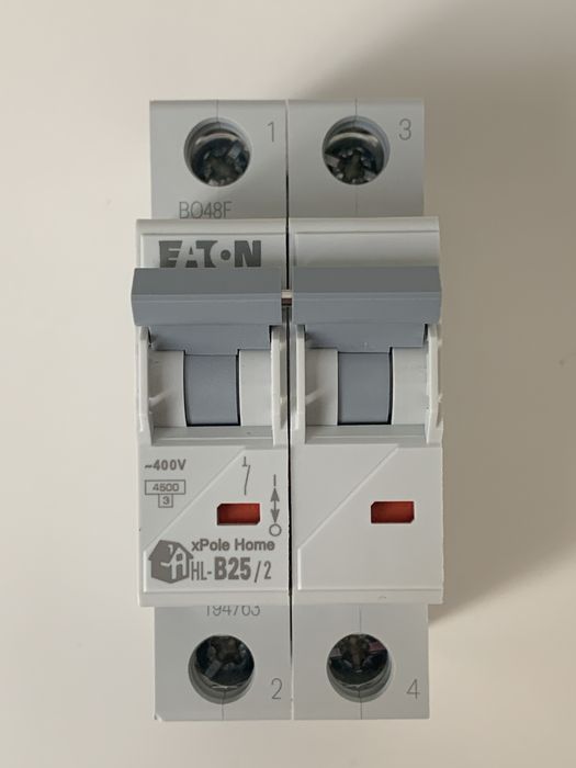 Автоматичний вимикач 2-п EATON xPole Home HL-B25/2