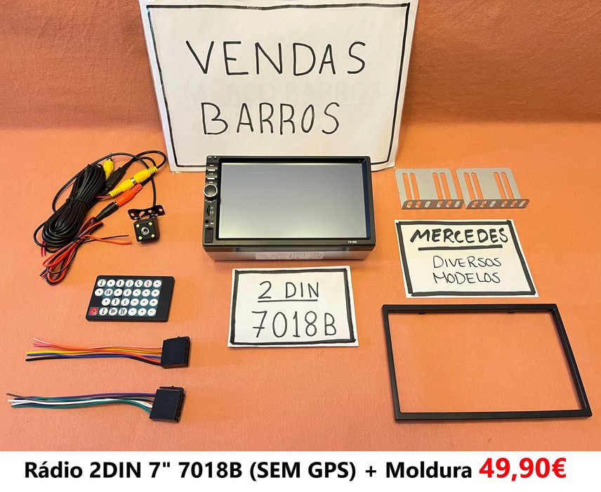 (NOVO) Rádio 2DIN 7" • MERCEDES • W163 W168 W208 W210 W414 • Android