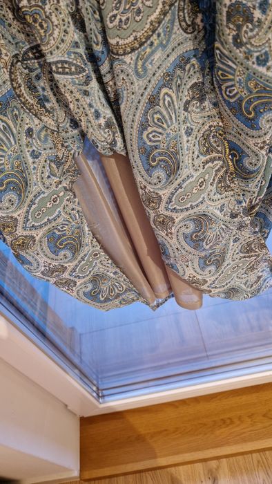 Reserved S M indyjskie wzory sukienka maxi