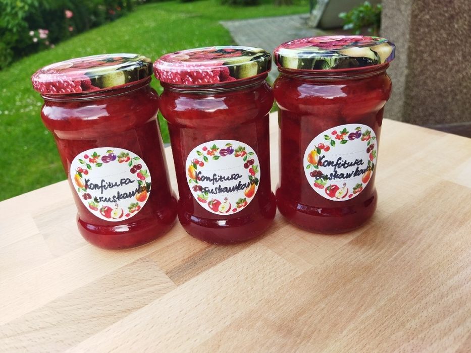Zestaw 5 truskawkowych konfitur