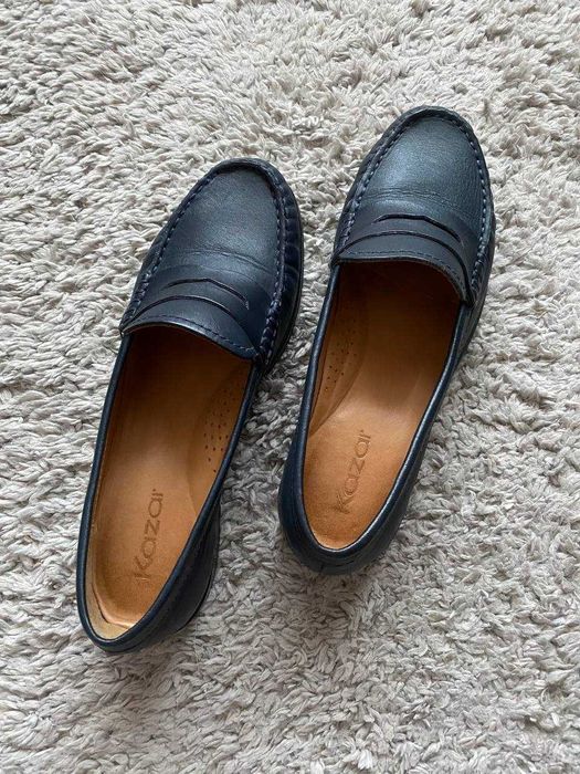 Жіночі класичні мокассини відомого бренду Kazar