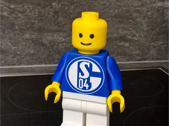 Boneco Brick Man Schalke 04 - 20cm