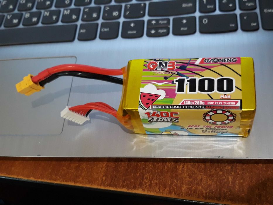 Батка для FPV, Lipo GAONENG GNB 1100mAh 6S 22.2V 140C XT60