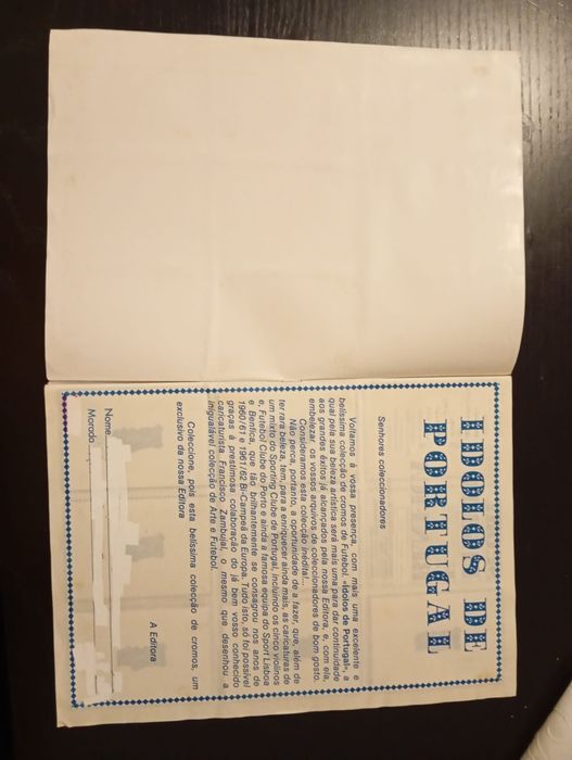 Caderneta Completa Idolos de Portugal