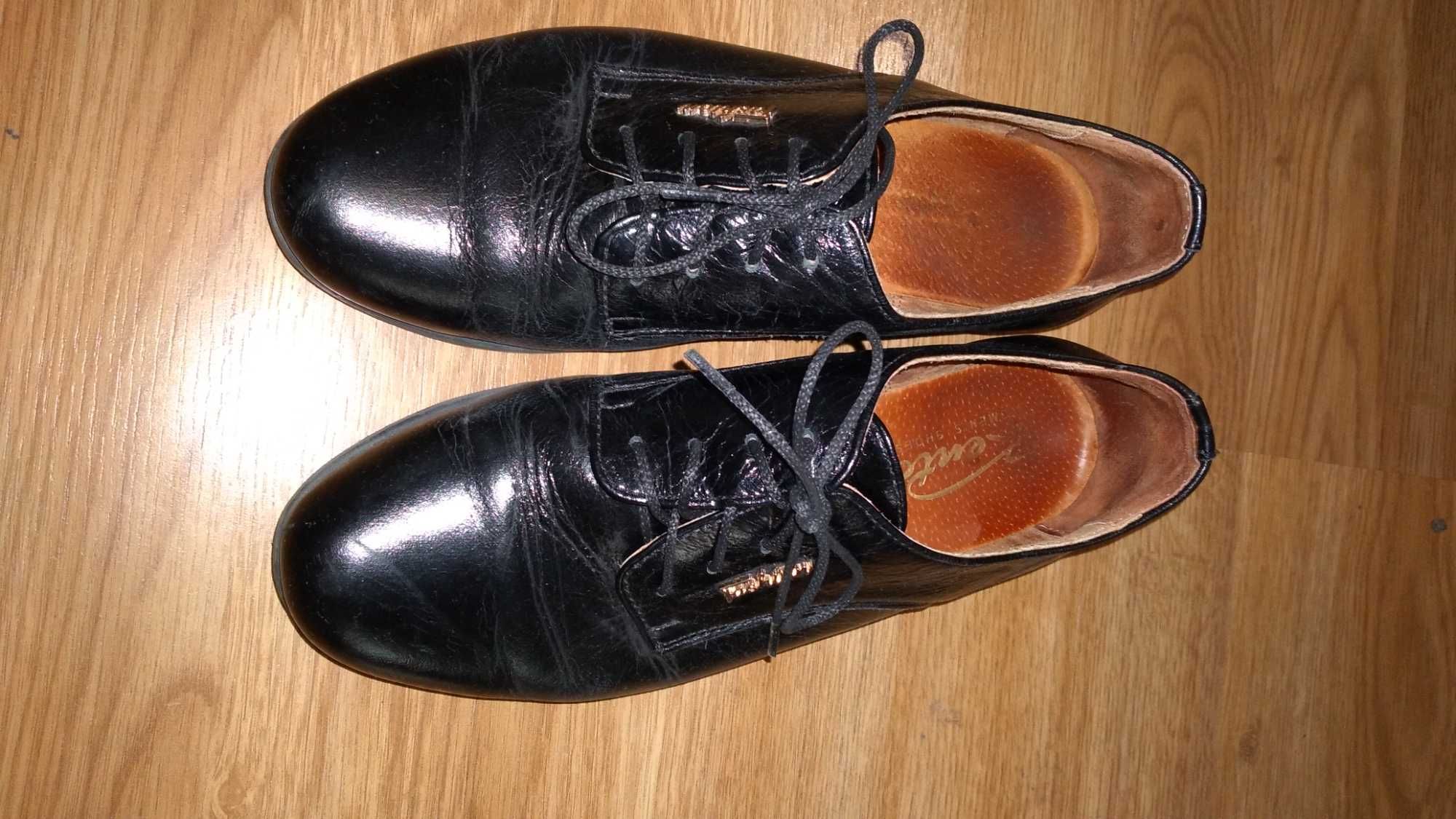 Туфли черные кожаные 34р.