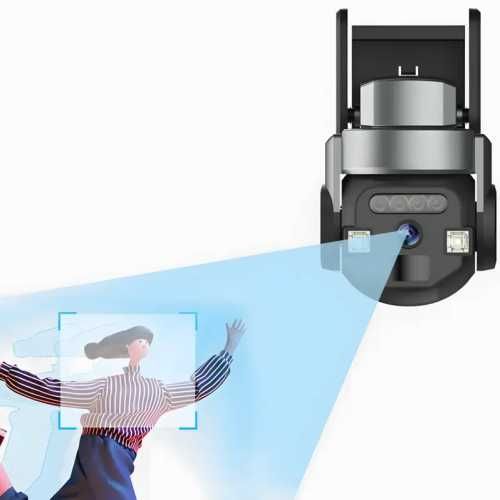 Камера наружная поворотная уличная WIFI OUTDOOR Q-812 FULL-HD 5Mp