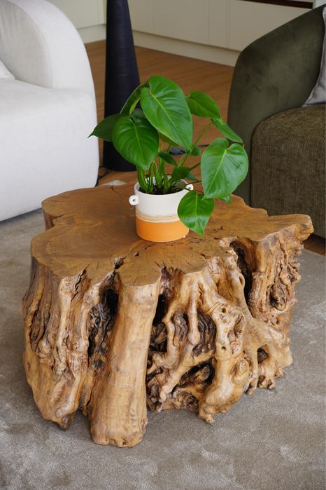 Mesa de centro de madeira