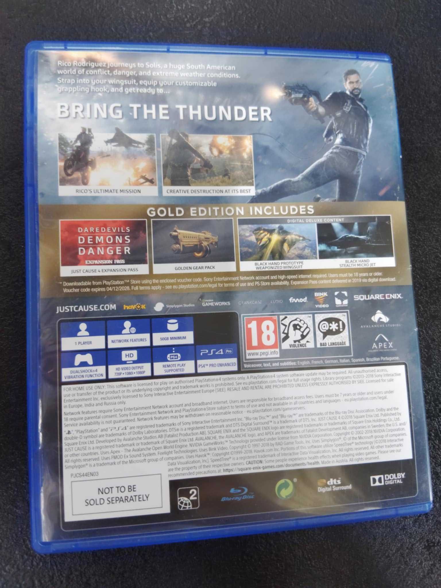 Just Cause 4 PS4 Angielska wersja gry