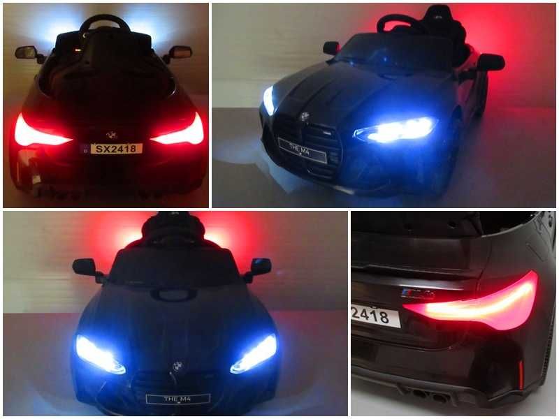 Auto na akumulator dla dzieci BMW M4 Czarne Autko Zabawka Pojazd RATY!