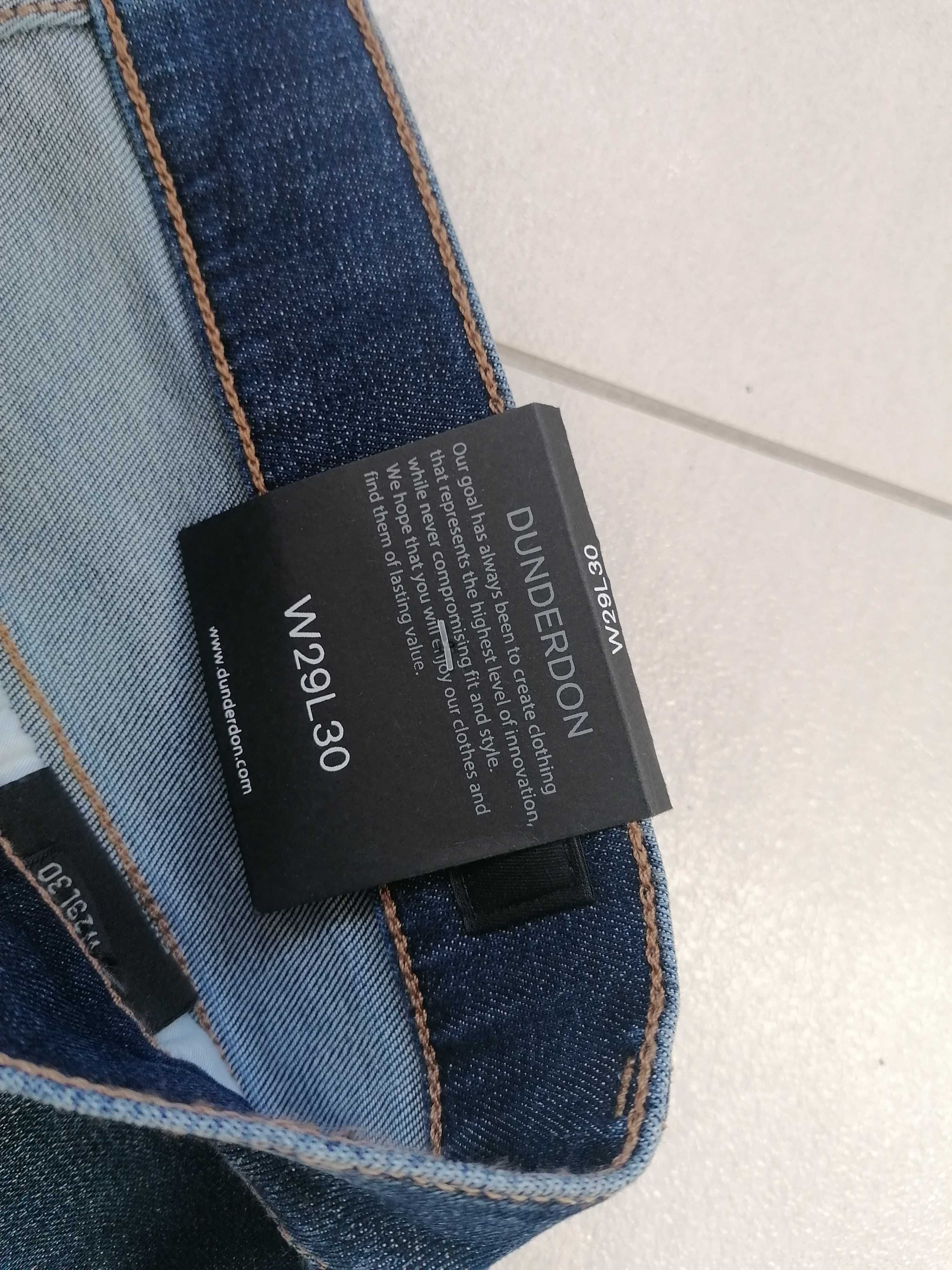 Nowe dżinsy marki Dunderdon W29L30