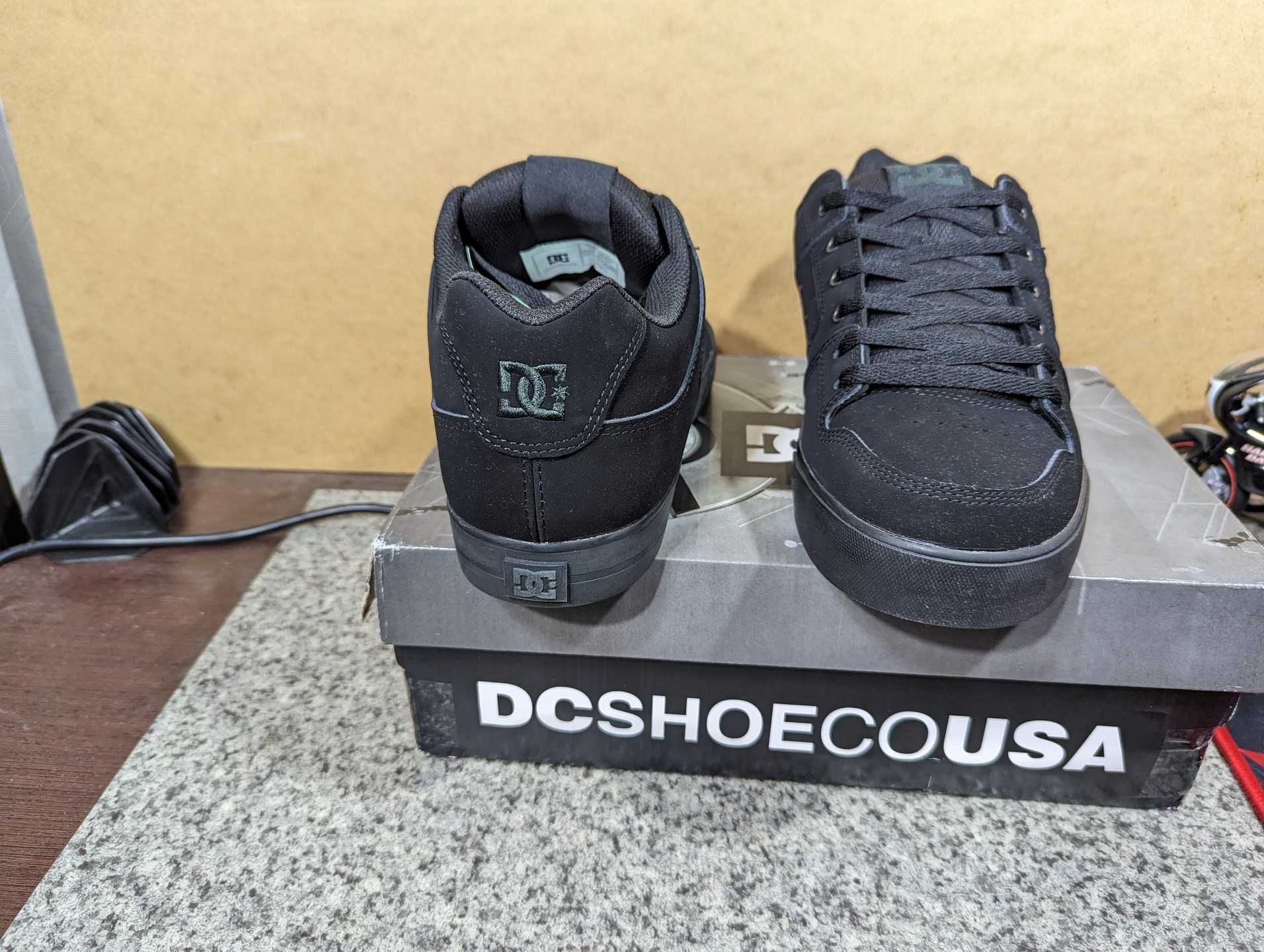 Кроссовки DC Shoes Pure Black кросівки кеди Нові Оригінал 42 46