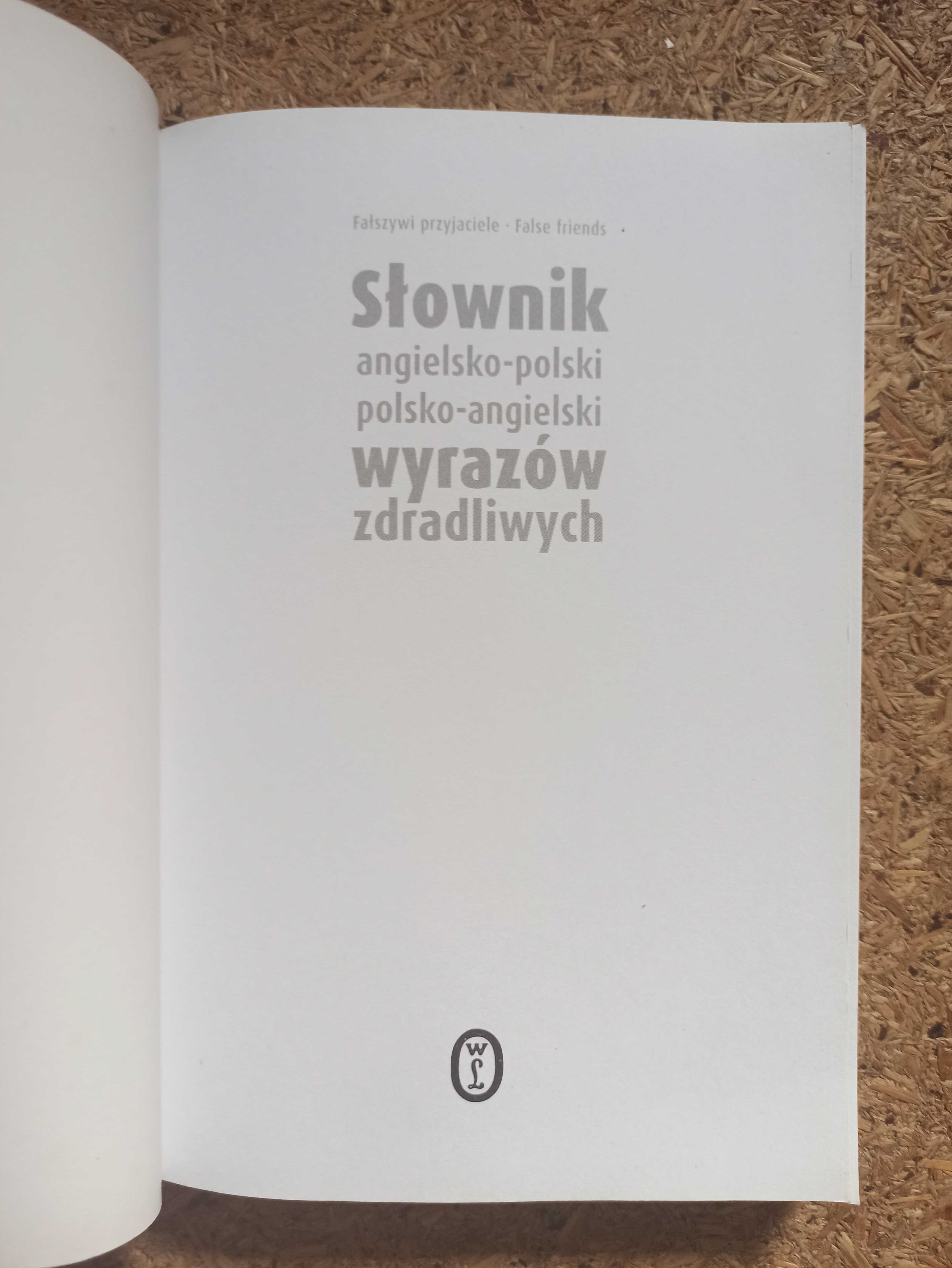 Angielsko-polski słownik wyrazów zdradliwych