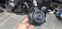 Dekiel lewy pokrywa alternatora BMW S1000RR R XR czarny