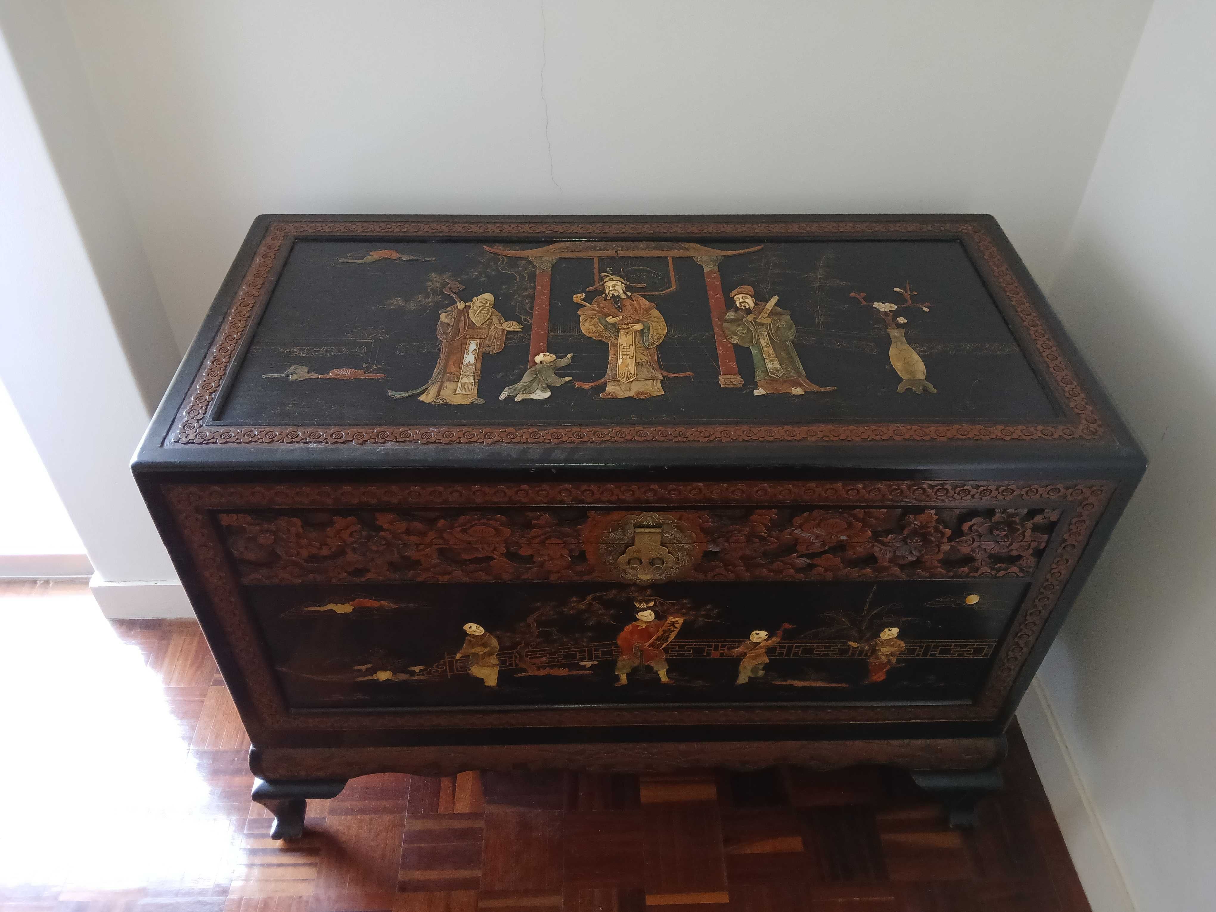 arca chinesa com madre perola