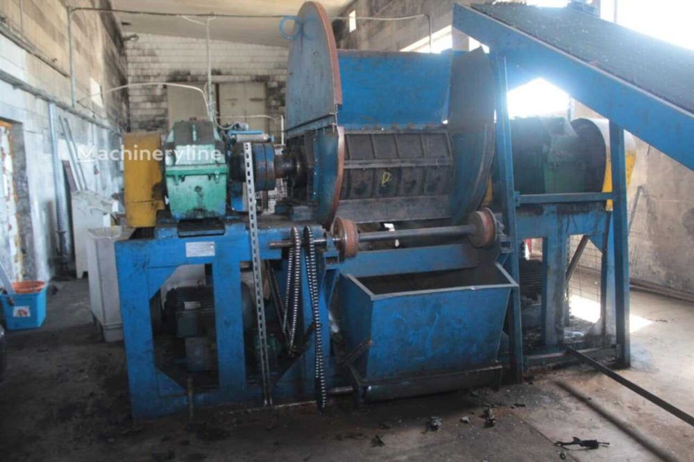 Maszyny do recyklingu opon Używana linia do recyklingu gumy