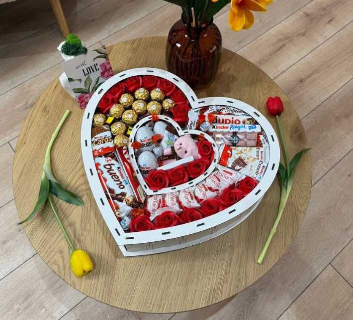 Подарунковий набір для жінки, Солодкий подарунок, Подарункові бокси