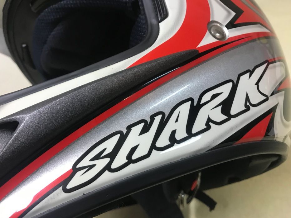 Kask SHARK Motocyklowy Cross Enduro Czerwony Jakość OUTLET -50% S
