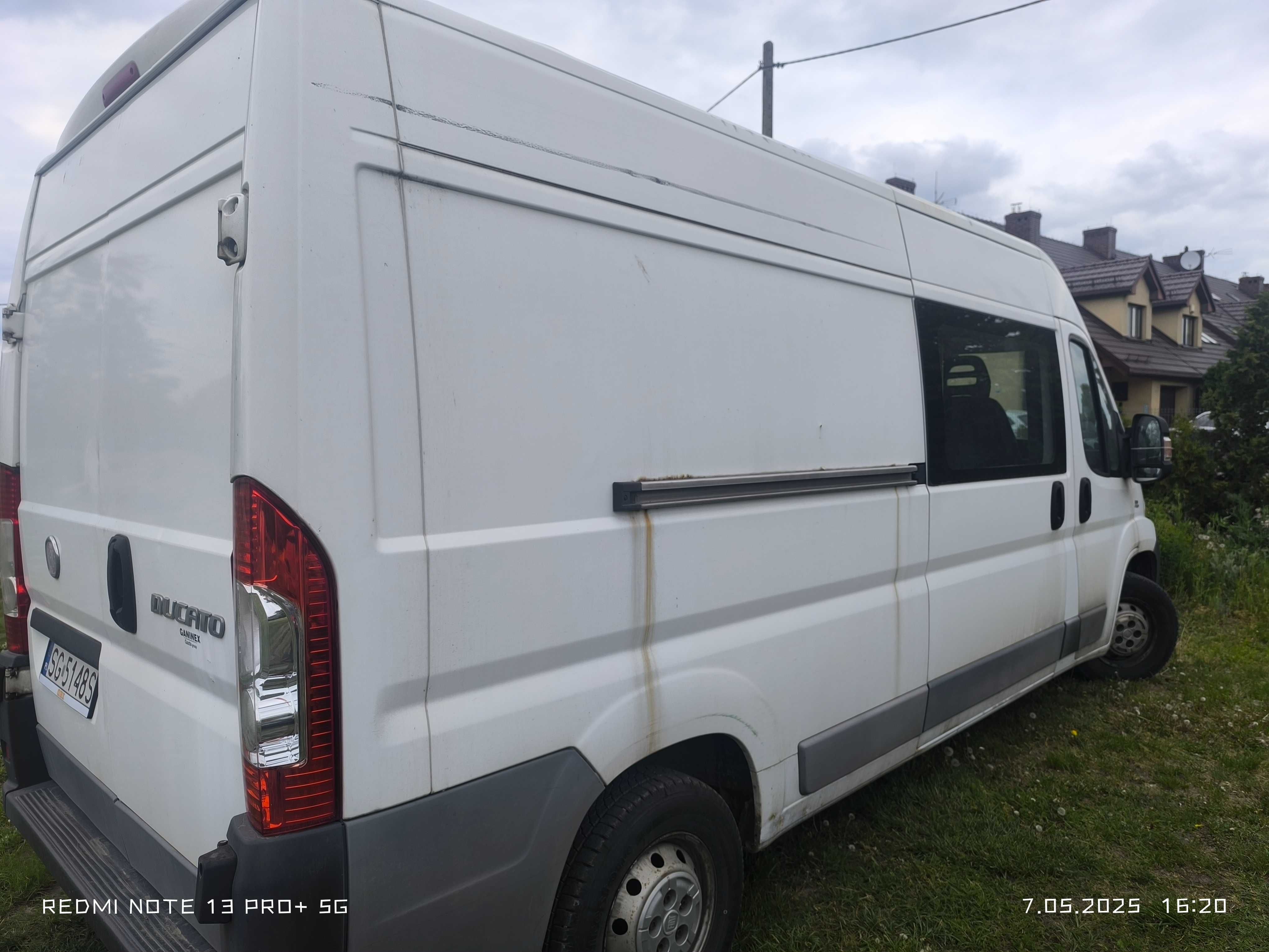Fiat Ducato 2,3 jtd klima brygadówka 6 osób Salon Polska