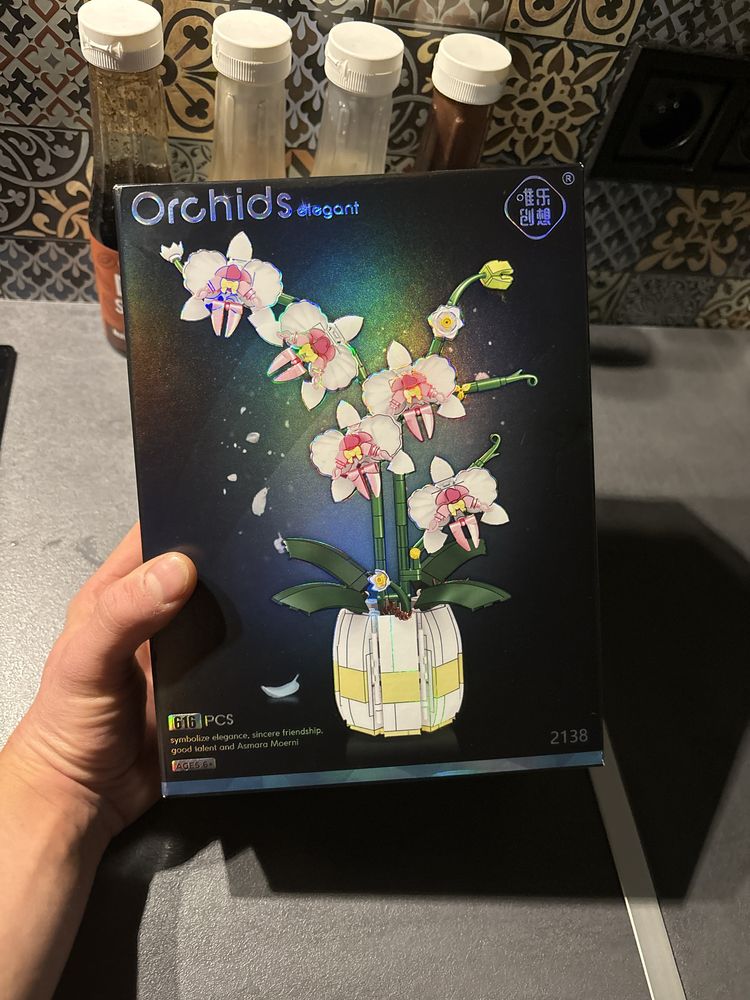 Orchidea  z ala lego