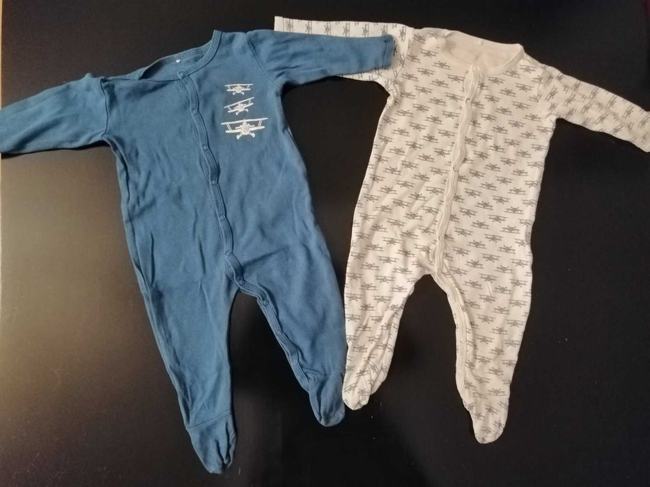 4 sztuki (1,50zł/szt) ZESTAW pajacyki dla niemowlaka 74/80