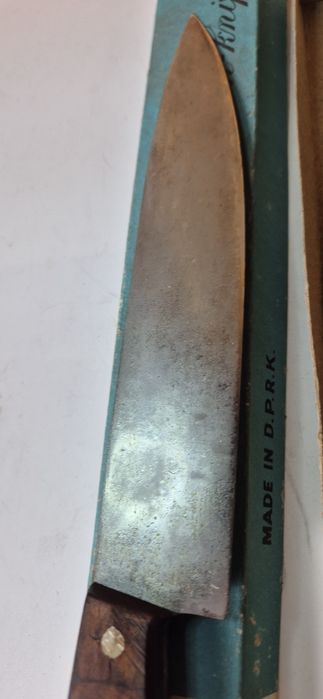 Stare koreańskie noże kuchenne z czasów PRL nowy komplet T7