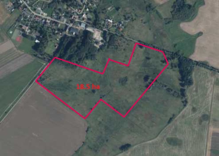 Sprzedam działkę rolną 18,5ha
