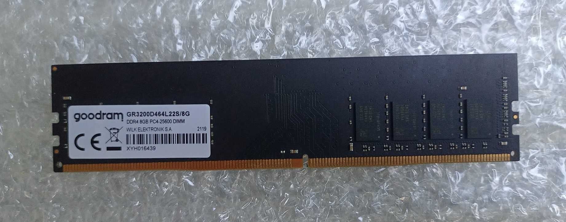 Pamięć GoodRam DDR4, 8 GB, 3200MHz, CL22 Wrocław ok w 100%