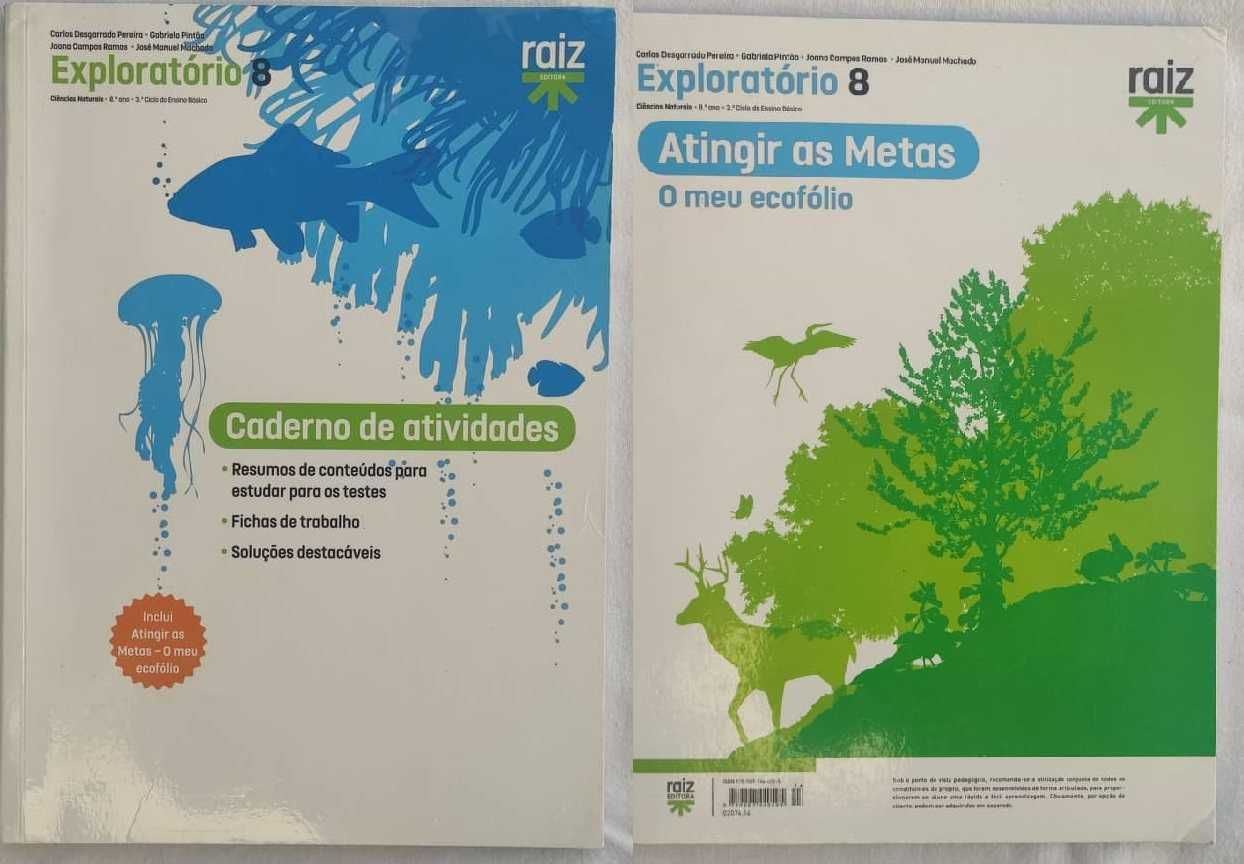 Livro de atividades de Ciências Naturais 8º ano - Exploratório