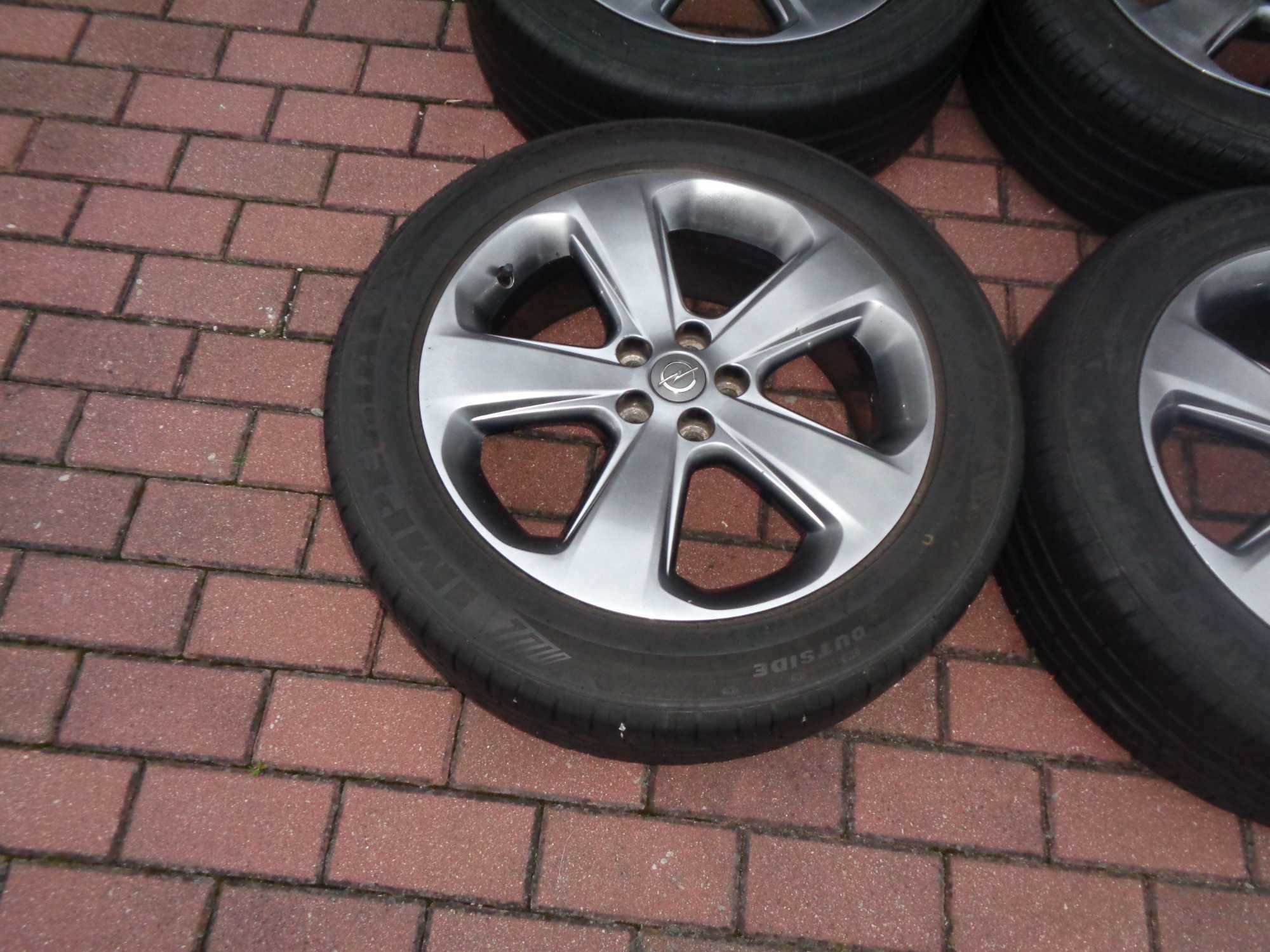 Alufelgi 18 Opel Mokka Astra J z oponami 6/7mm 5x105 ORYGINAŁ sr 56,6m
